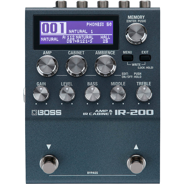 Boss Ir-200 Pedal Efecto Simulador Amp Y Gabinete Boss 1