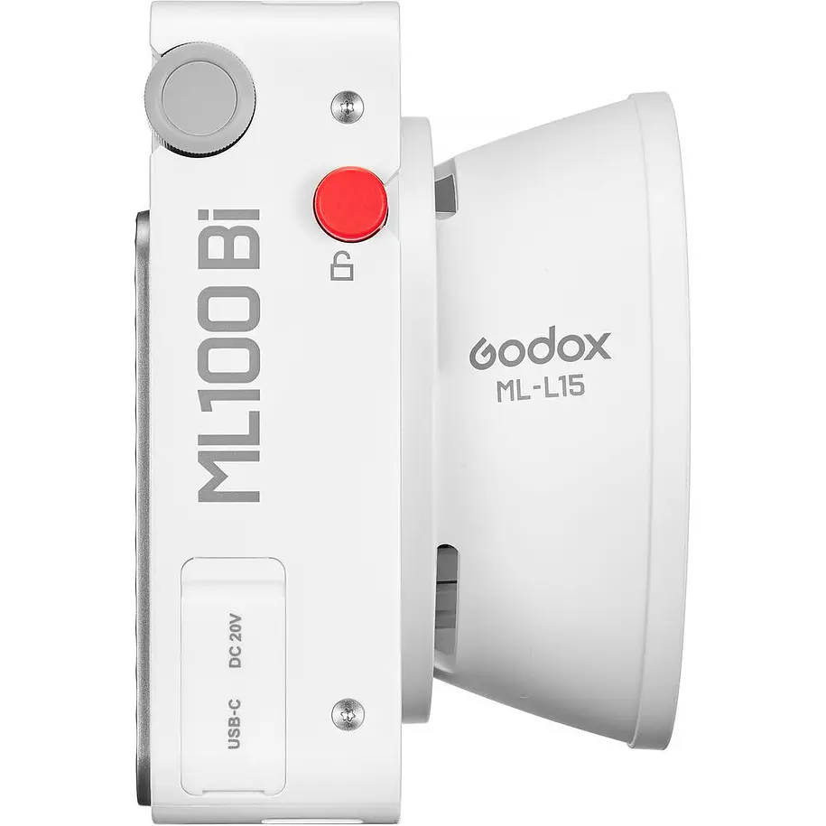Godox ML100Bi Bi-Color Kit1 Con Lentes de 15° y 36° y Soporte Para Power Bank 7