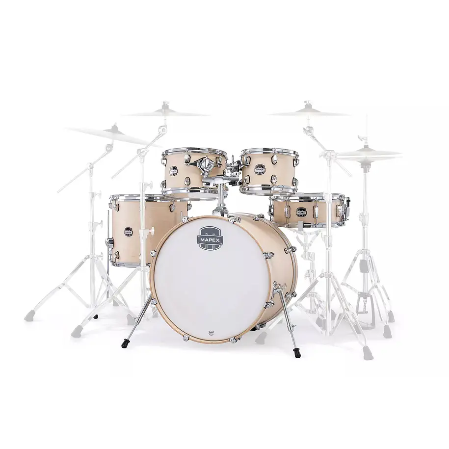 Mapex Mm529sfnw Shell Pack Mars Maple Series Natural Satin Wood Mapex 1
