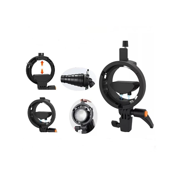Triopo TR-05B Montura para Flash Speedlight y Accesorios Montura Bowens 3