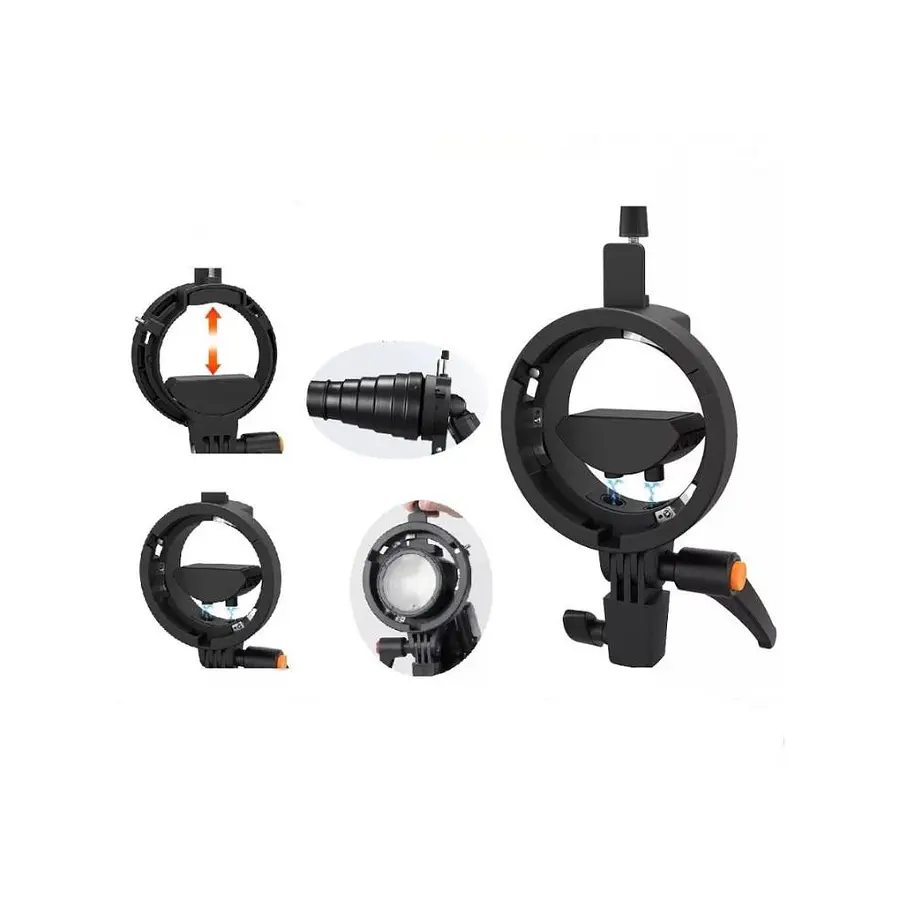 Triopo TR-05B Montura para Flash Speedlight y Accesorios Montura Bowens 3