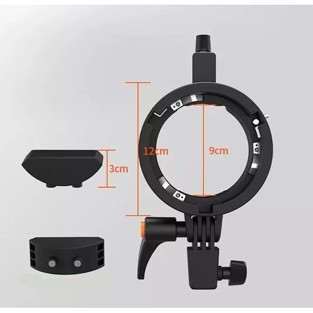 Triopo TR-05B Montura para Flash Speedlight y Accesorios Montura Bowens 4