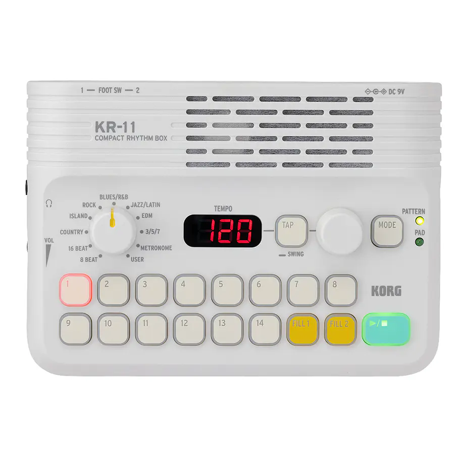 Korg Kr-11 Drum Machine Compact Rhythm Box Korg 1