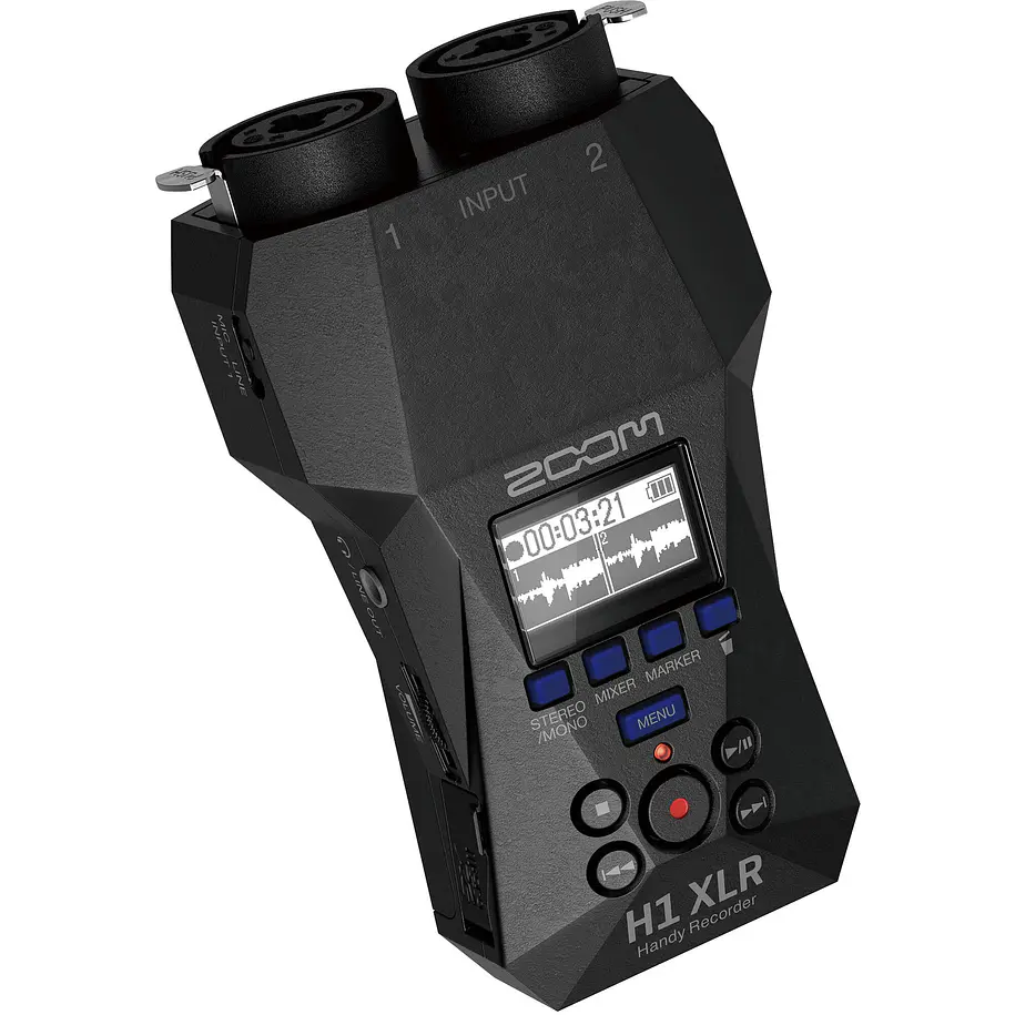 Zoom H1 XLR Grabadora Portatil de Audio Para Video 3