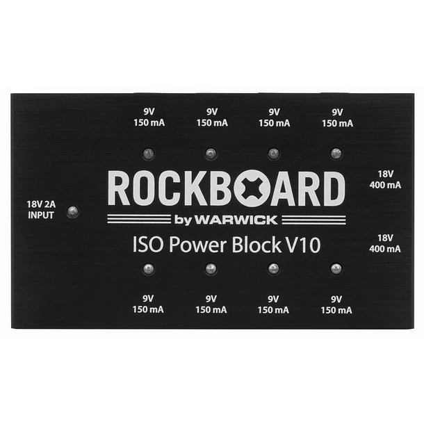 Rockboard Rbo Pow Blo Iso 10v2 Fuente Poder Pedal Rockboard 1
