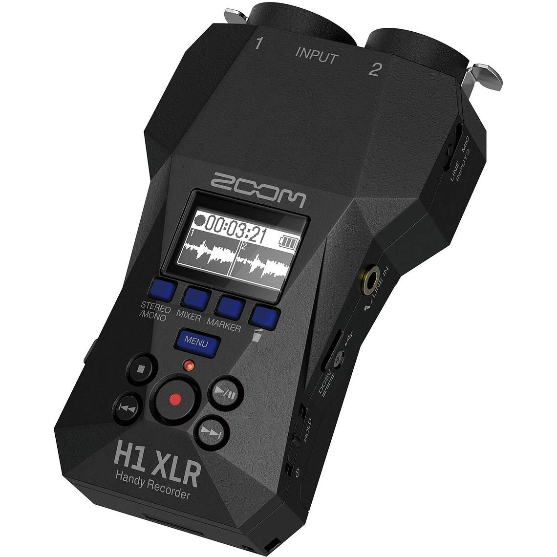 Zoom H1 XLR Grabadora Portatil de Audio Para Video 7