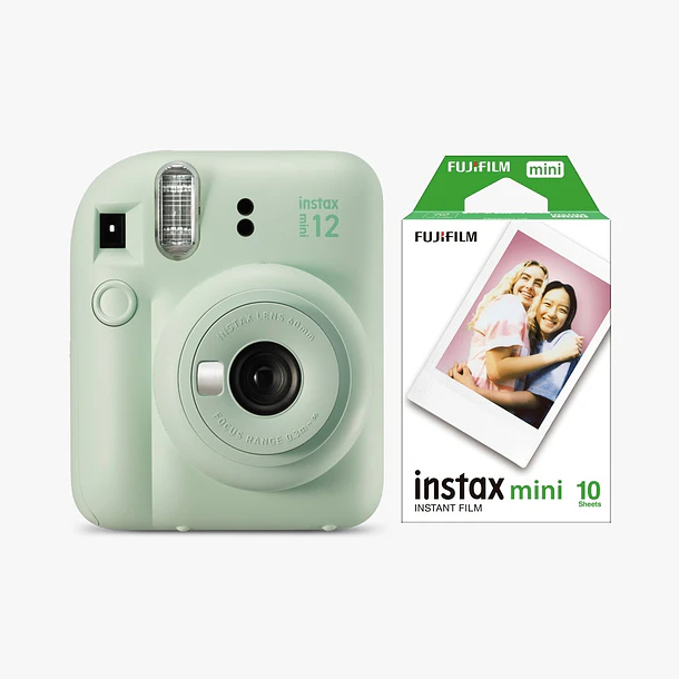 INSTAX KIT MINI 12 MINT GREEN + FILM X10 1