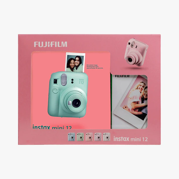 INSTAX KIT MINI 12 MINT GREEN + FILM X10 2