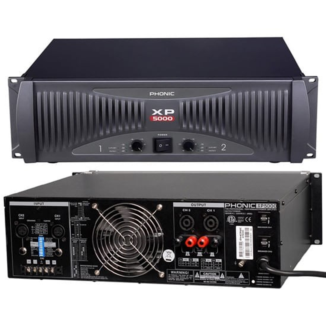 Phonic Xp 5000 Gy Amplificador Potencia 1800w Phonic 1
