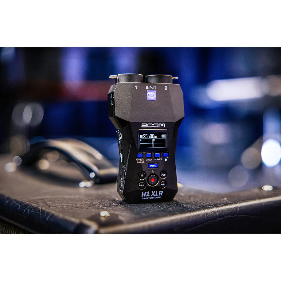 Zoom H1 XLR Grabadora Portatil de Audio Para Video 10
