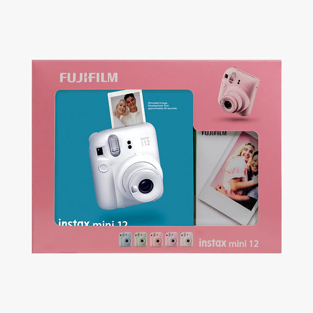 INSTAX KIT MINI 12 CLAY WHITE + FILM X10 3
