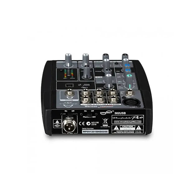 Wharfedale Connect 502 Usb Bk Mixer Analogo 5 Canales Wharfedale 3