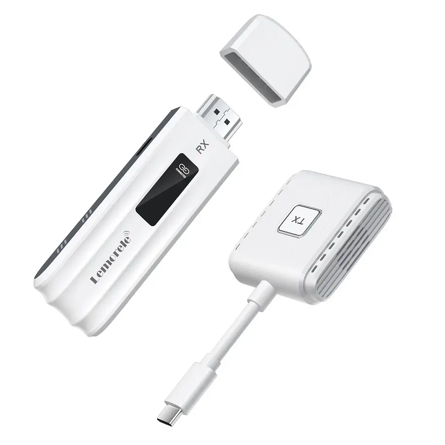 Lemorele P300 Transmisor Inalámbrico USB-C a HDMI Multi-Device 1