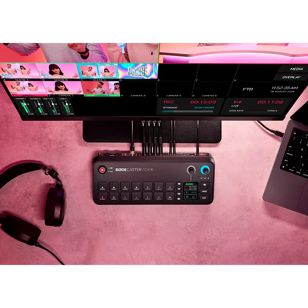 Rode Rodecaster Video - Consola de Producción de Audio y Video 16