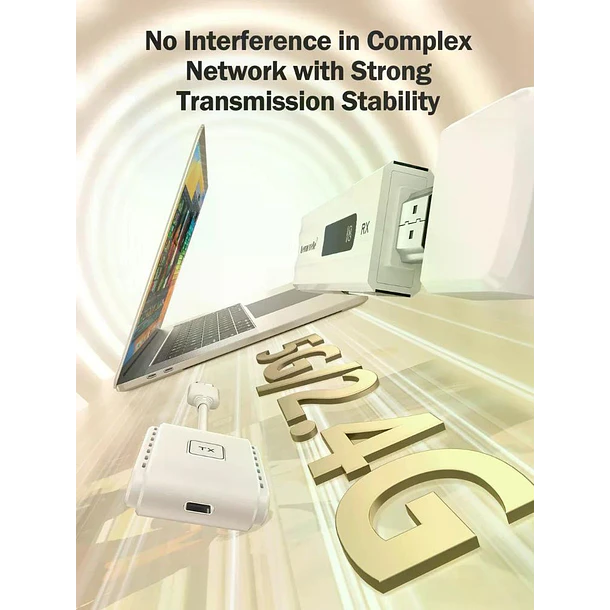 Lemorele P200 Transmisor Inalámbrico de Video HDMi a HDMi Multi-Device 4