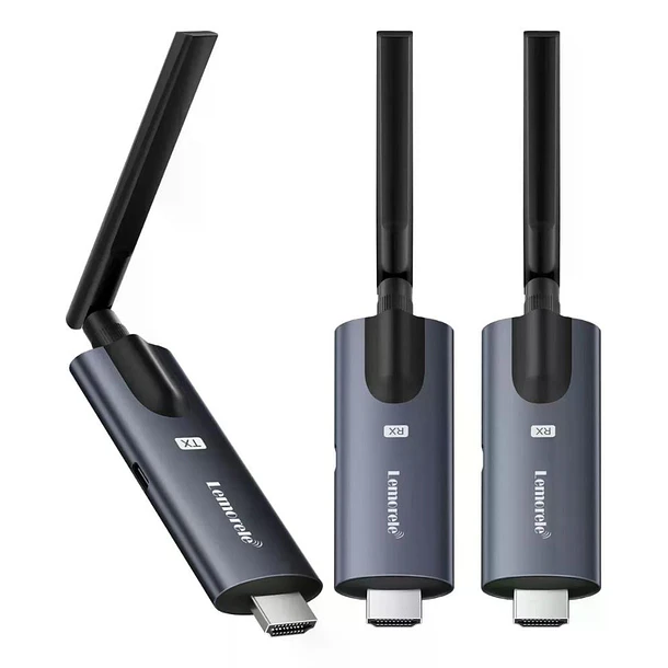 Lemorele R1010 Transmisor Video Inalámbrico Un Transmisor y DOS Receptores 200m 1