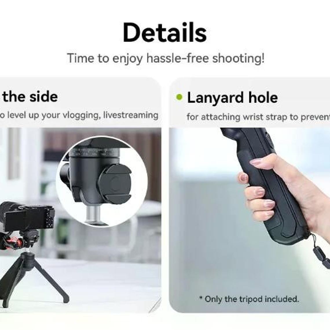 Ulanzi TT38 Trípode de Sobremesa o Colgar Con Armado de Un-Click 9