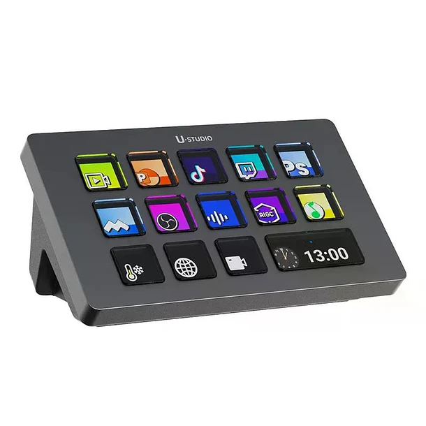 Ulanzi D200 Teclado LCD Configurable Con Controlador de Contenido en Vivo 1
