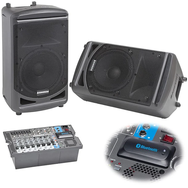 Samson Xp1000 Expedition Pack Audio C/Bluetooth 1000w Samson 1