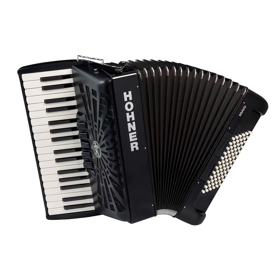 Hohner A16622 Bk Acordeon 72 Bravo Iii W/Bag Hohner 1