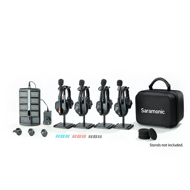 Saramonic Witalk9 WT4S Sistema de intercomunicación inalámbrico dúplex completo para 4 personas 3