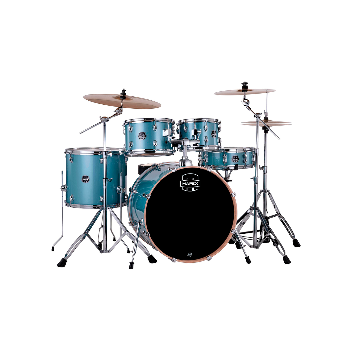 Mapex Ve5295ftcvj Bateria Venus Series Aqua Blue Sparkle Mapex 1