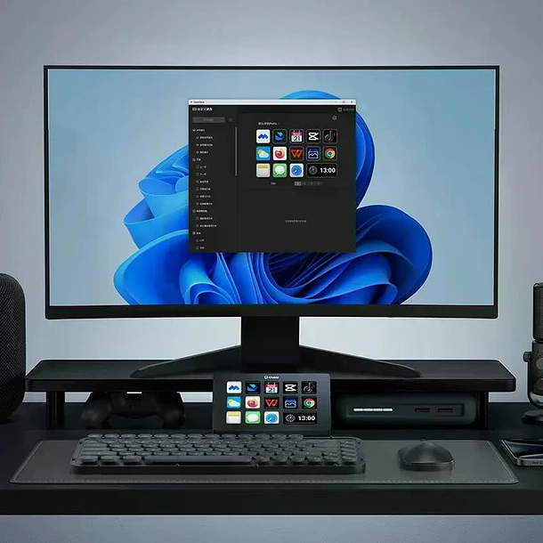 Ulanzi D200 Teclado LCD Configurable Con Controlador de Contenido en Vivo 8