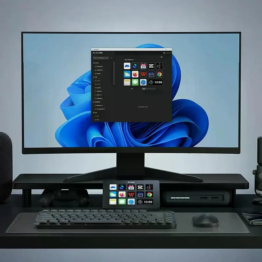Ulanzi D200 Teclado LCD Configurable Con Controlador de Contenido en Vivo 8