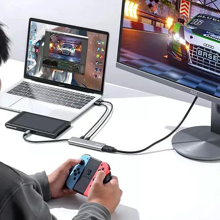 Ulanzi C060 Capturadora de Video Multifuncional USB3.0 7