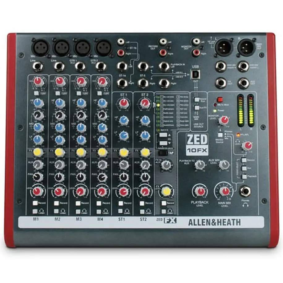 Allen & Heath Zed10fx/X Bk Mixer Analogo Allen & Heath 1