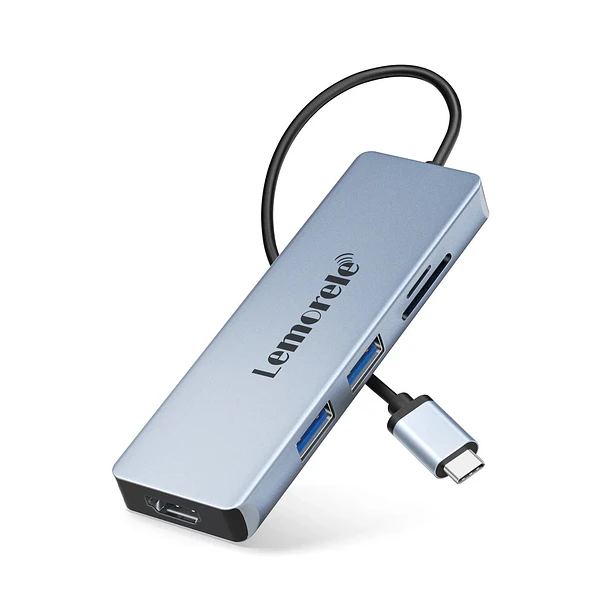 Lemorele TC18  Hub USB-C  5 en 1 Transforma tu Espacio de Trabajo 1