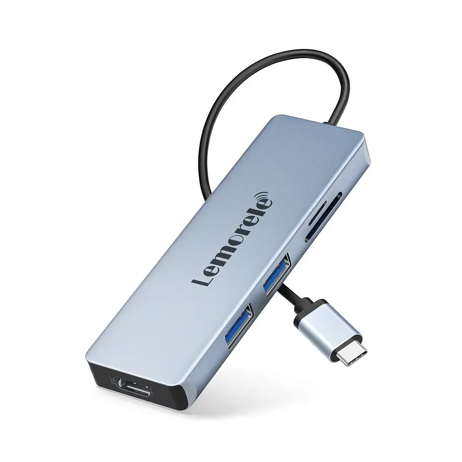 Lemorele TC18  Hub USB-C  5 en 1 Transforma tu Espacio de Trabajo 1