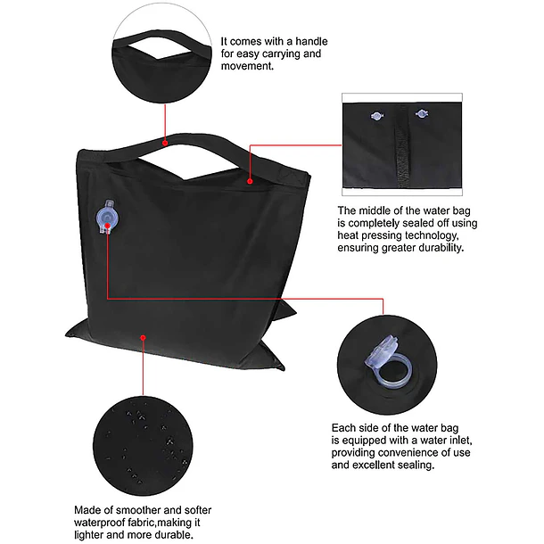 E-image Bolsa Contrapeso Para Llenar Con Agua 10 Kg 5
