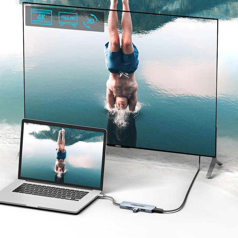 Lemorele TC18  Hub USB-C  5 en 1 Transforma tu Espacio de Trabajo 7