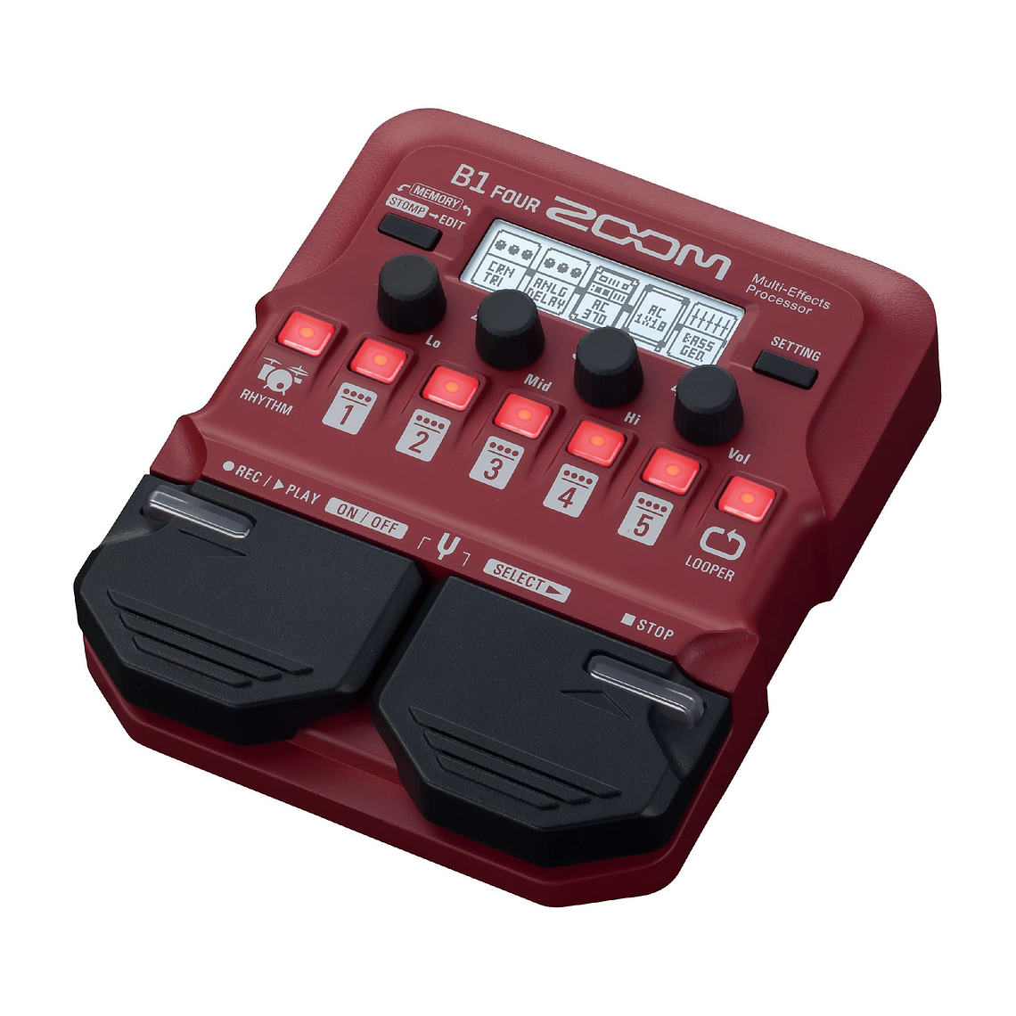 Zoom B1 Four Pedalera Multiefecto Bajo Zoom 1