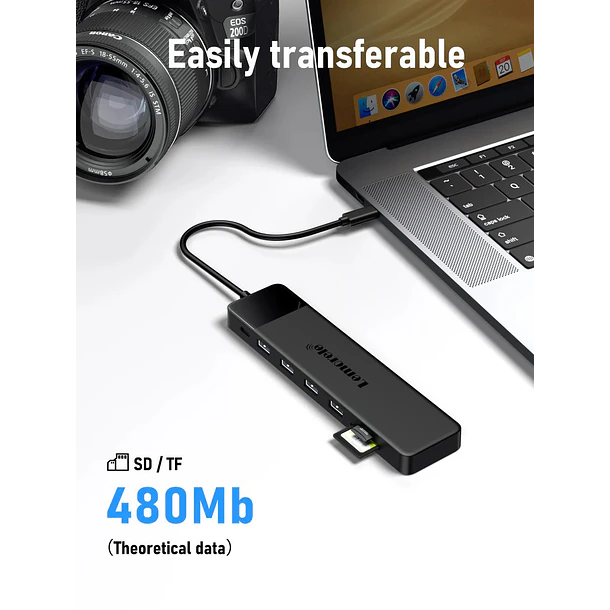 Lemorele TC200  Estación Docking USB-C 13 en 1 9