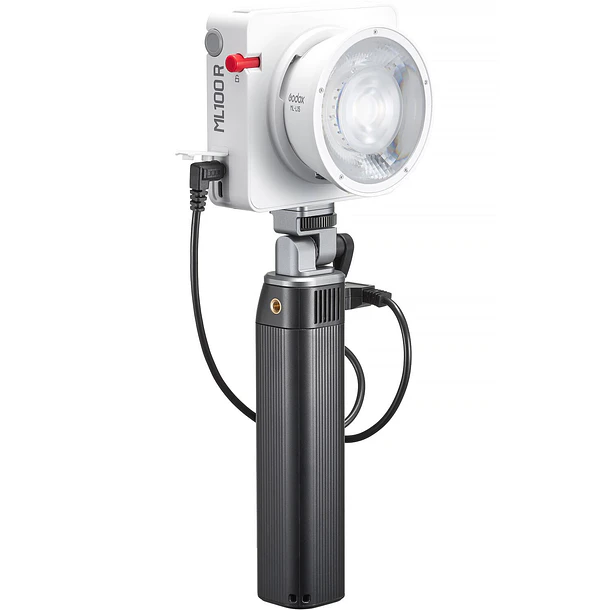 Godox ML100R RGB  Kit Luz Led Con Lente 36° y Battery Grip 4