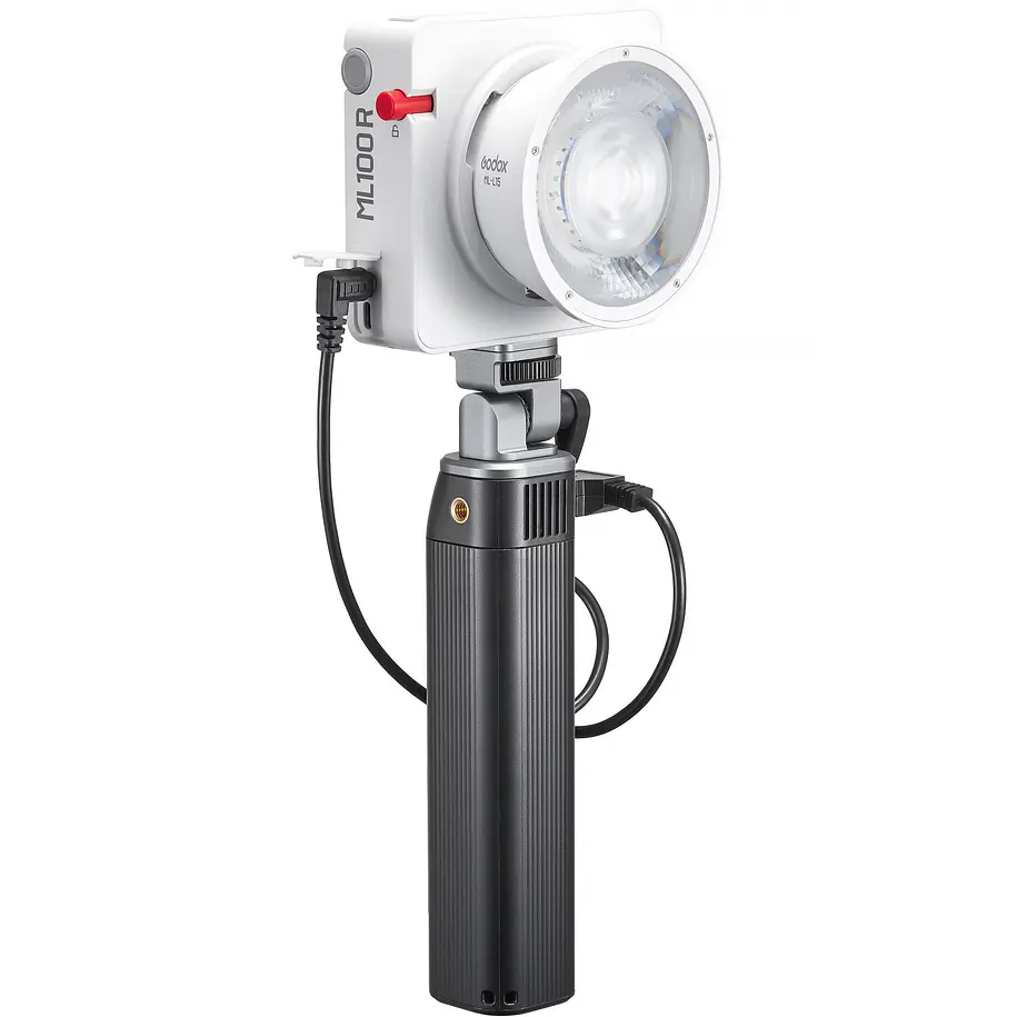 Godox ML100R RGB  Kit Luz Led Con Lente 36° y Battery Grip 4