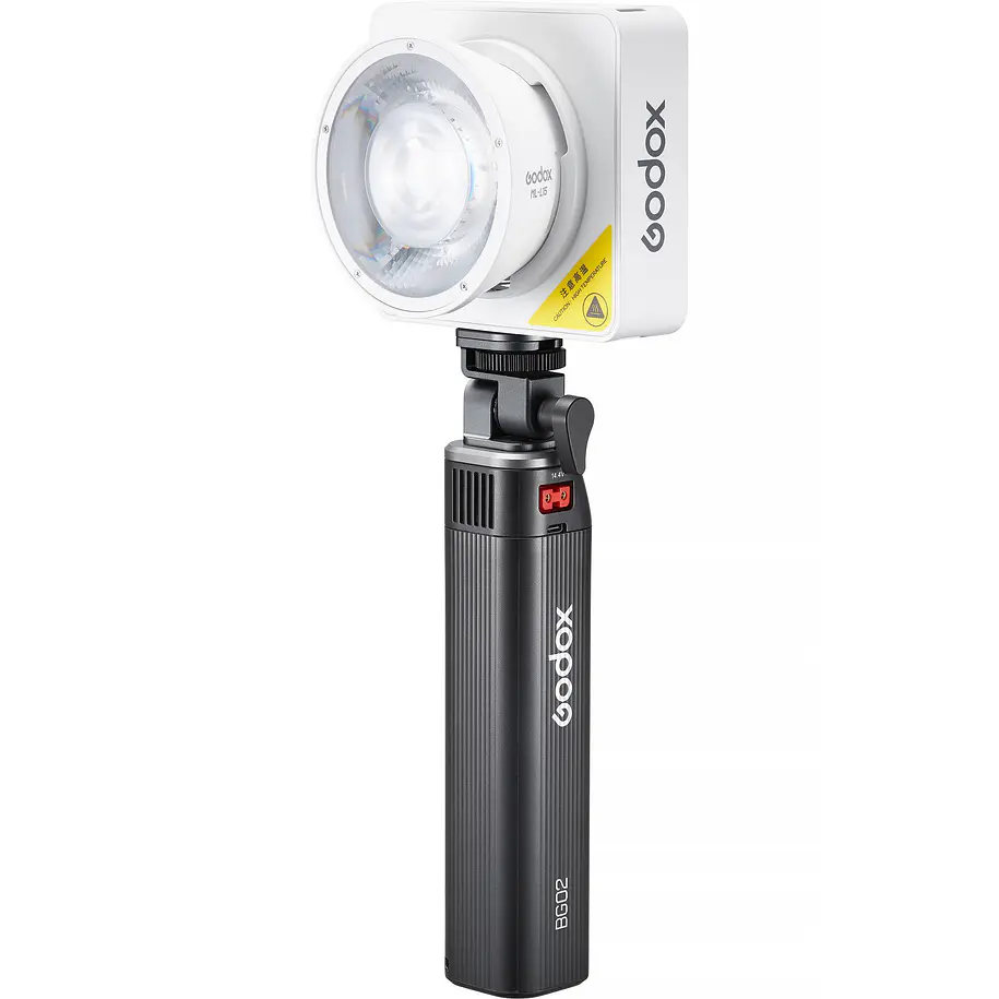 Godox ML100R RGB  Kit Luz Led Con Lente 36° y Battery Grip 6