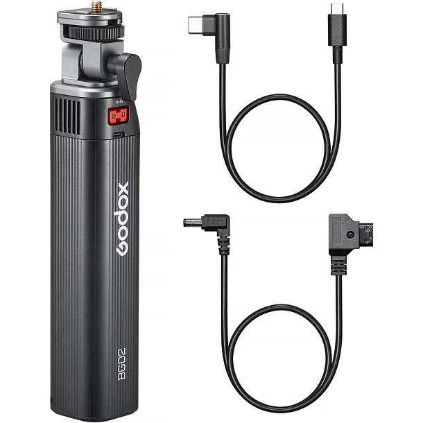 Godox ML100R RGB  Kit Luz Led Con Lente 36° y Battery Grip 9