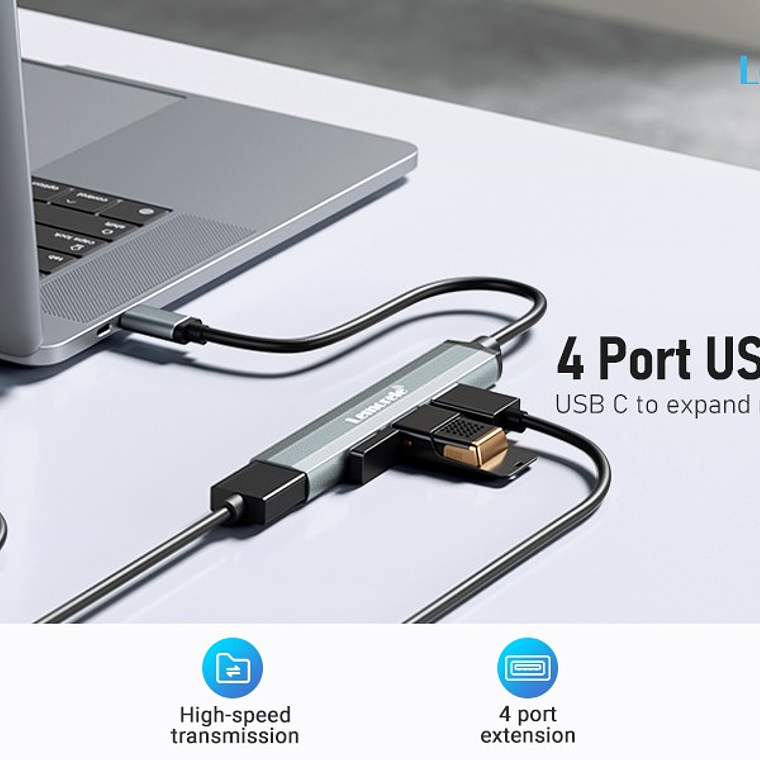Lemorele TC53 Expansión Inteligente Para Tus Dispositivos USB-C 3