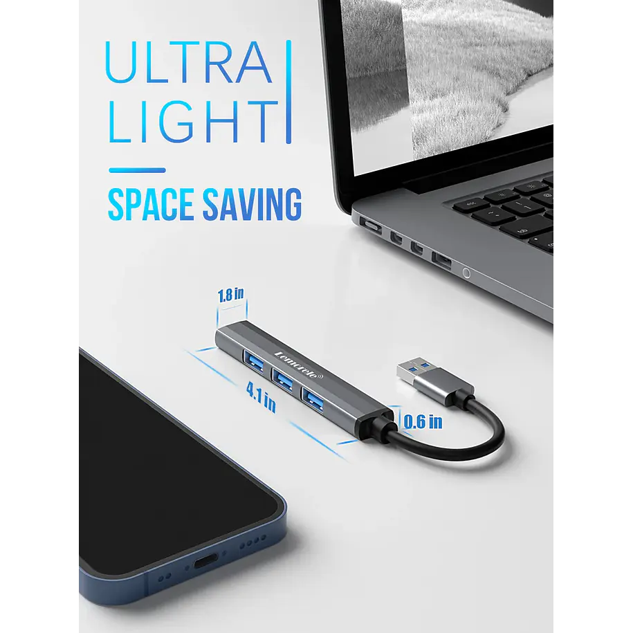 Lemorele TC53 Expansión Inteligente Para Tus Dispositivos USB-A 2