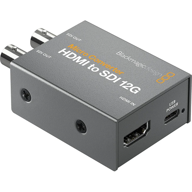 Blackmagic  Micro Conversor De Video Hdmi A Sdi 12g Con Fuente De Poder 1