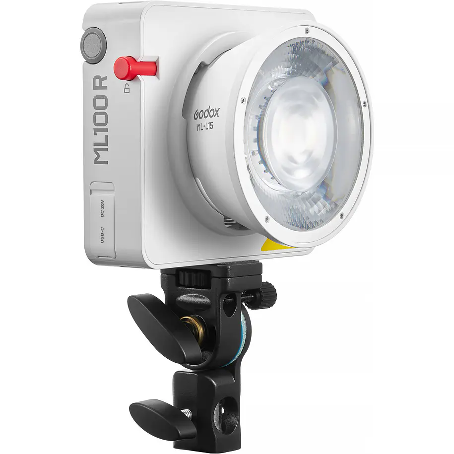 Godox ML100R RGB  Kit Luz Led Con Lente 36° y Battery Grip 29