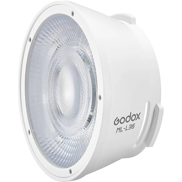 Godox ML100R RGB  Kit Luz Led Con Lente 36° y Battery Grip 30