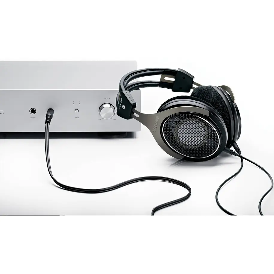 Shure Audifonos Profesionales De Diseño Abierto De Color Negro 10