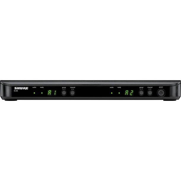 Shure Sistema Dos Canales Receptor Y Transmisor Incluido Microfono De Mano Pg58 Y Blx1/Cvl En Banda M15 2