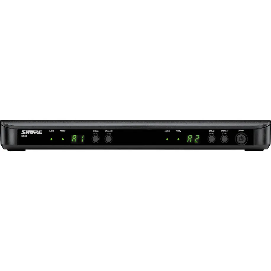 Shure Sistema Dos Canales Receptor Y Transmisor Incluido Microfono De Mano Pg58 Y Blx1/Cvl En Banda M15 2
