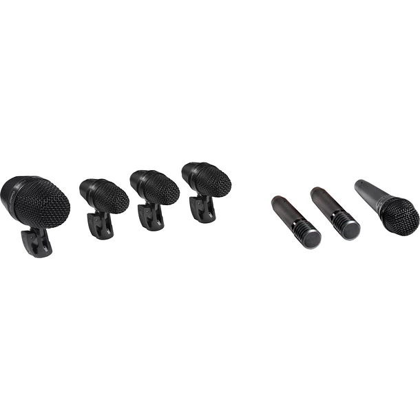Shure Conjunto De Cinco Microfonos Y Soportes Para Bateria Mas Cables Xlr 1
