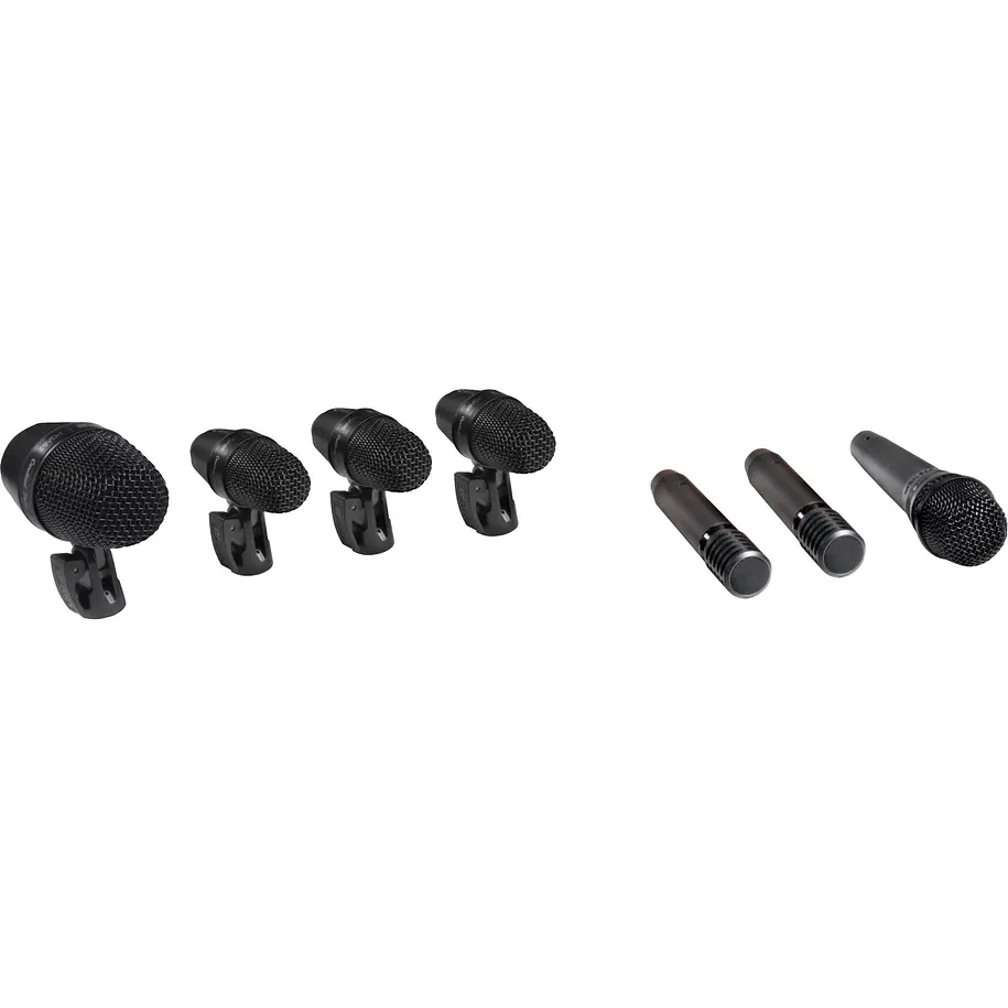 Shure Conjunto De Cinco Microfonos Y Soportes Para Bateria Mas Cables Xlr 1